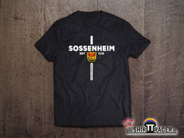 Bio Herren-T-Shirt - "New Sossenheim", schwarz