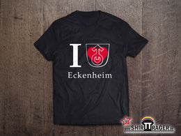 Bio Herren-T-Shirt - "Eckenheim Wappen" schwarz