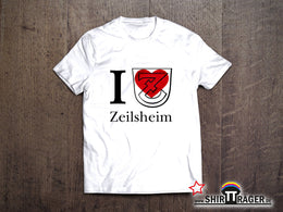 Bio Herren-T-Shirt - "Zeilsheim Wappen" weiss