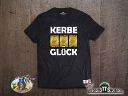 Herren T-Shirt - SKB "Kerbe Glück" schwarz