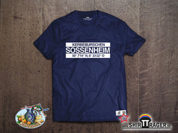 T-Shirt, Herren - "Degrees" navy